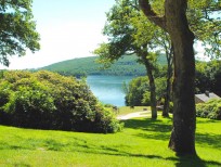Stunning Lake Vassivière, one of France’s largest lakes, is a lovely 40 minute drive away